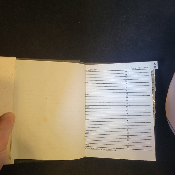 Gem Stones Precious-SemiPrec. 6"x7" Address Book and picts VG Cond. 100% cotton - Picture 5 of 14